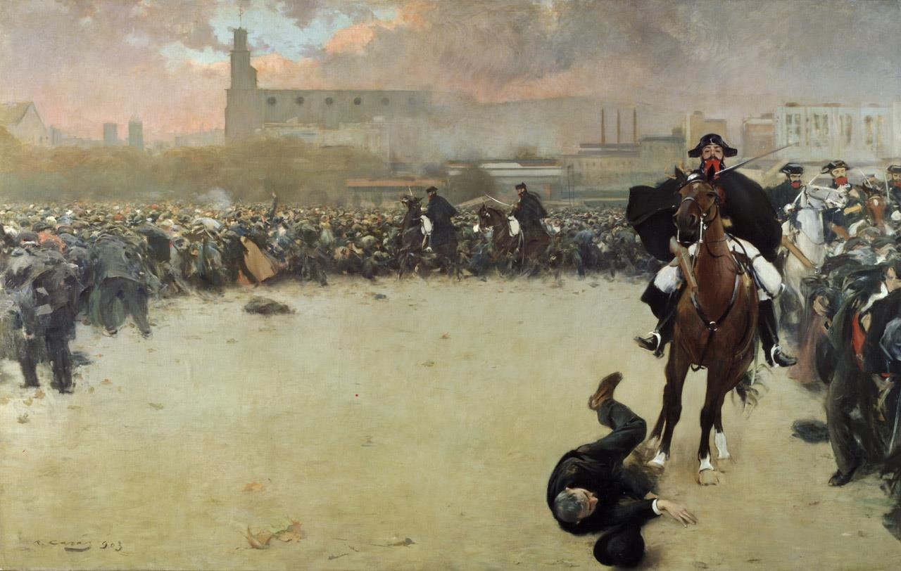 La càrrega, de Ramon Casas